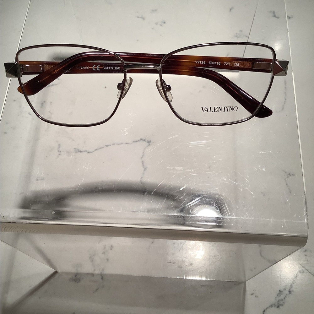 NWOT Valentino women’s metal eyeglasses